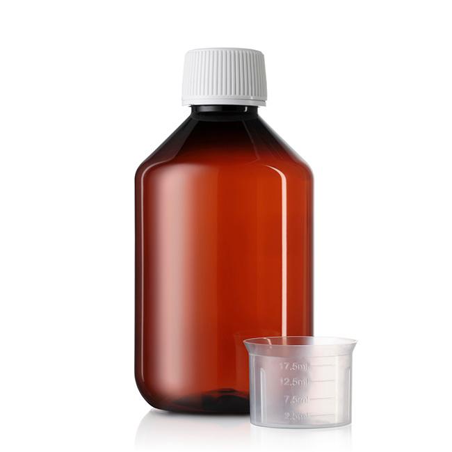 PET-Master 300R/28/G a standard product of liquids with a closure and a dosing cup manufactured by ALPLApharma